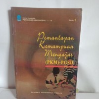 Image of Pemantapan kemampuan mengajar (pkm)-pgsd