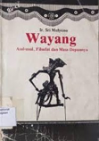 Wayang ; asal-usul, filsafat dan masa depannya